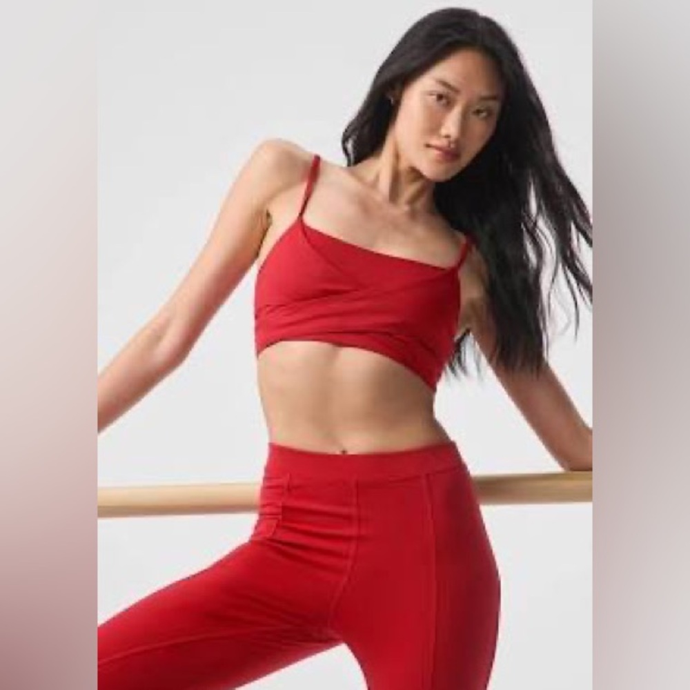ALO Yoga Red Sports Bra